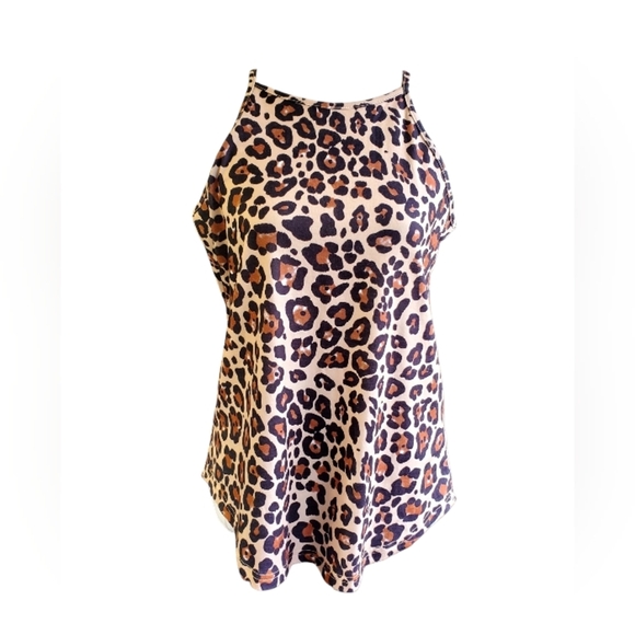 Sherosa Leopard Print Tank Top - Picture 2 of 3